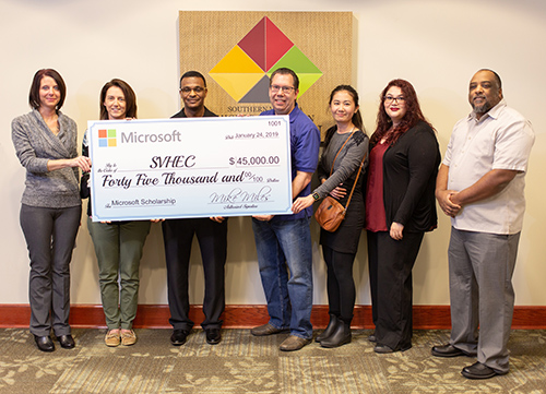 Microsoft's donation establishes the Datacenter Academy Scholars Program for IT Academy students.