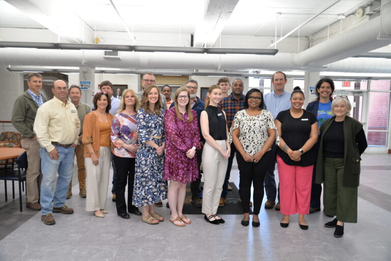 Group photo of the Sustainable Wood Innovators advisory board at their first meeting on April 1, 2025.